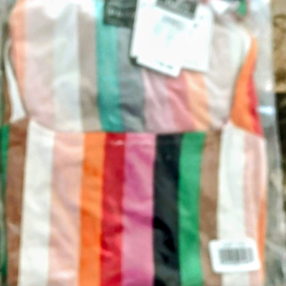 Colorful Striped Bodysuit